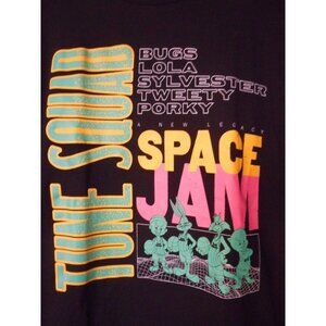 NWT Space Jam Tune Squad Graphic Tee T-Shirt 100% cotton Sz L